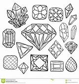Rocks Gems And Minerals Coloring Pages Sketch Page sketch template