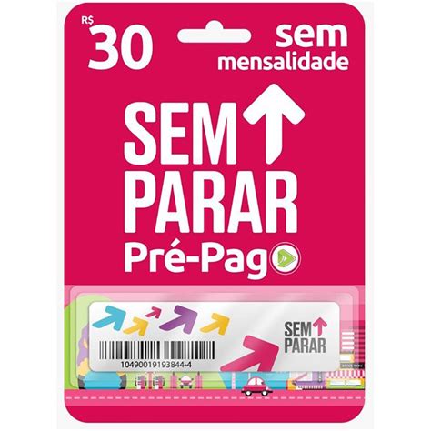 Sem Parar sticker pré pago Sem Parar EB 1 UN - Eletrônicos - Kalunga