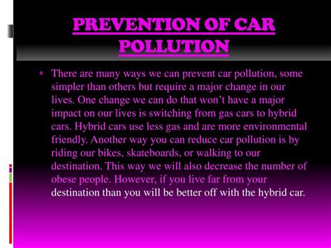 PPT - The effects of car pollution PowerPoint Presentation, free ...