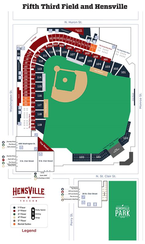 Seating Chart | Toledo Mud Hens Fifth Third Field