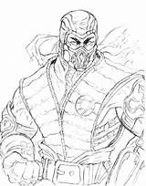 Mortal Kombat Coloring Pages To Print  Free Printable sketch template