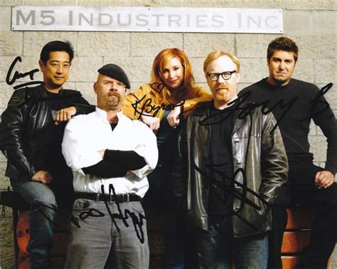 MYTHBUSTERS CAST SIGNED PHOTO 8X10 RP AUTOGRAPHED TV SHOW ALL MEMBERS