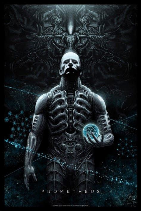 Prometheus poster by Marko Manev Film Science Fiction, Fiction Movies, Alien Vs Predator ...