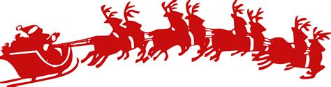 Santa sleigh PNG