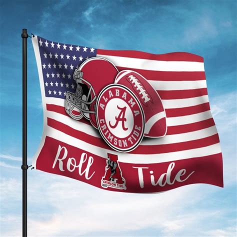 Alabama Flag Football - University of Alabama Flag - Throwback your ...