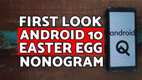 First Look | Android 10 Easter Egg | Nonogram Puzzle - YouTube