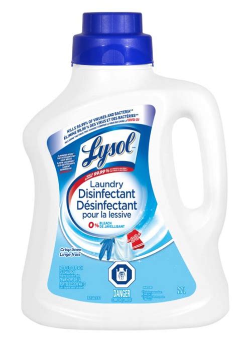 Lysol Laundry Sanitizer Additive, Bacteria-Causing Laundry Odor ...