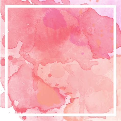 Pink Artistic Watercolor Background Vector, Watercolor, Watercolor Border, Watercolor Vector ...