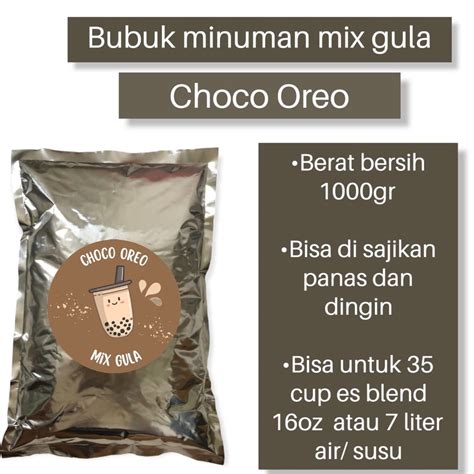 Jual BUBUK MINUMAN BOBA / SERBUK MINUMAN / POWDER DRINK RASA CHOCO ...