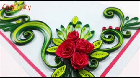 DIY Paper Quilling Flowers Cards Tutorial Art: How to make Paper ...