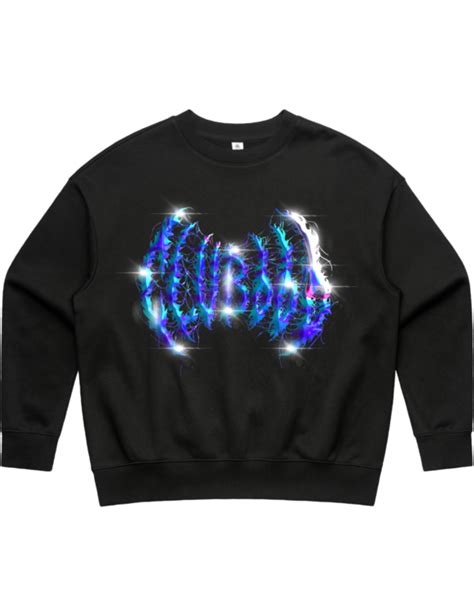 Covered in chrome logo crew neck sweater – Club666 Apparel