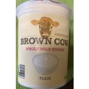 Brown Cow Yogurt, Whole Milk, Plain: Calories, Nutrition Analysis & More | Fooducate