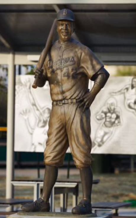 Bronze Jackie Robinson statue cut down, stolen from youth baseball field in Wichita