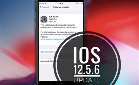 iOS 12.5.6 Update Fixes Security Issue For Older iPhones