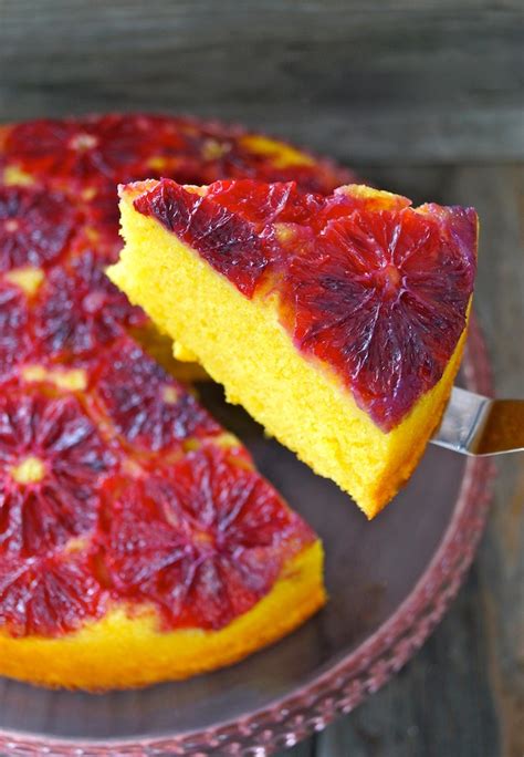 Blood Orange-Turmeric Upside Down Cake | Cooking On The Weekends