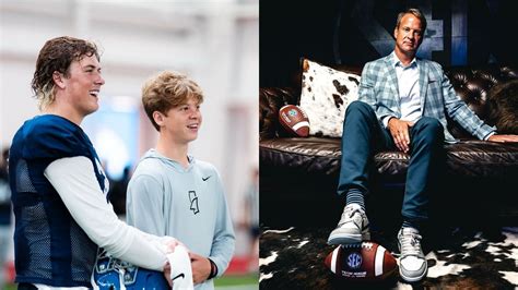 PHOTO: Lane Kiffin's son Knox Kiffin and Ole Miss QB Jaxson Dart share ...