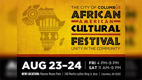 African-American Cultural Festival happening in Columbus this weekend