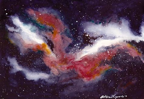 Red Galaxy - Alisa Laporte Art