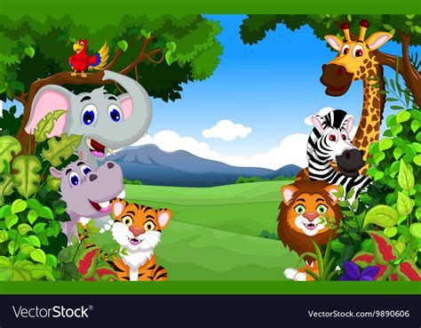 Forest Animals Pictures Cartoon