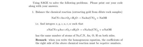 Solved Using SAGE to solve the following problems. Please | Chegg.com