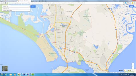 Vallejo California Map - United States