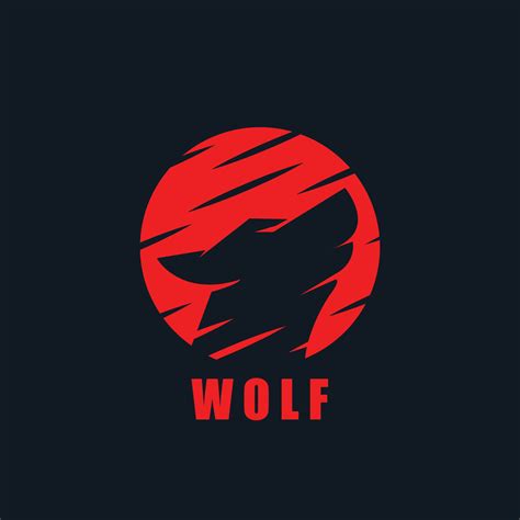 red wolf logo icon vector illustration template design 13358072 Vector Art at Vecteezy