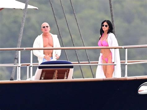 Jeff Bezos and Lauren Sanchez Tanning on Deck of New $500M Superyacht