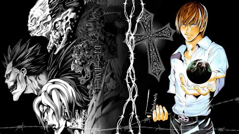 death note wallpaper hd,cartoon,anime,illustration,graphic design,cg artwork (#998339 ...