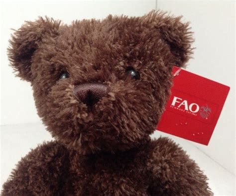 FAO Schwarz Chocolate Brown Teddy Bear 11 by AdoptAPlushee