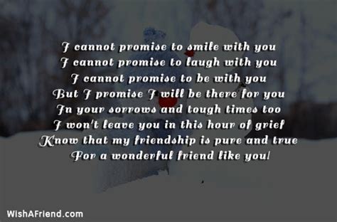 I cannot promise to smile with, Best Friend Quote