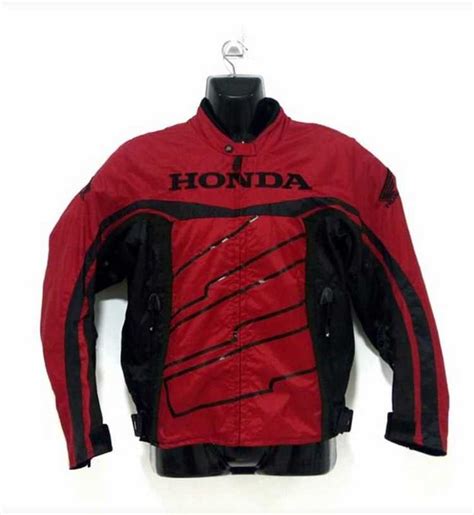 Honda Red And Black Motorcycle Racing Textile Jacket - Maker of Jacket