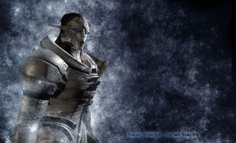 Saren Wallpaper - Mass Effect by EvilHephaestus on DeviantArt