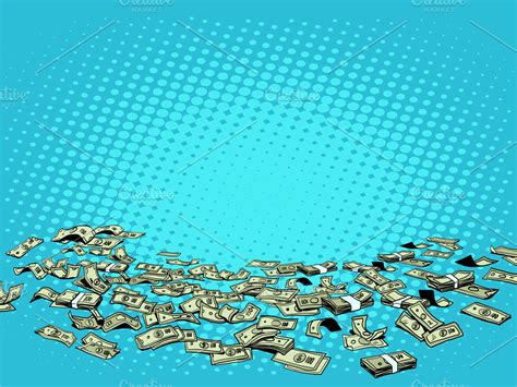 Money dollars vector background ~ Illustrations ~ Creative Market