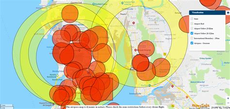 Indian Ministry of Civil Aviation released "Digital Sky" - the airspace map for drone operations ...