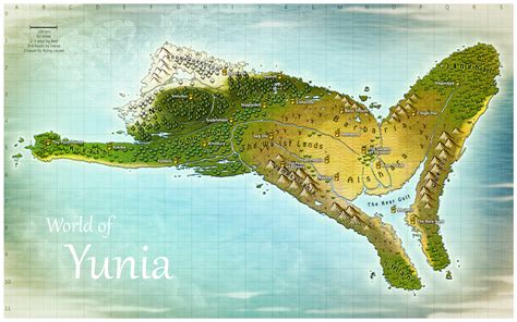 Map of Yunia, by Yuni | Scrolller