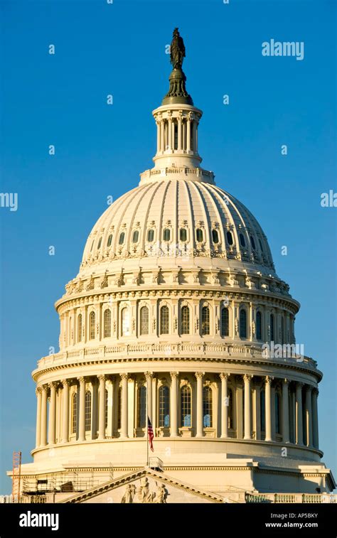 WASHINGTON DC, USA - Dome of the US Capitol Building of the US Stock ...