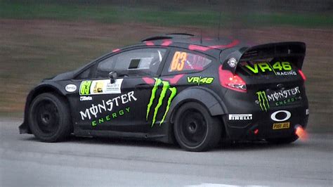 Ford Fiesta RS WRC Tribute with Pure Sounds, Burnouts, Flames & More - YouTube