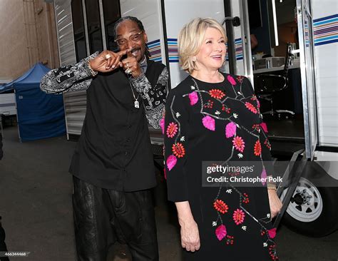 Rapper Snoop Dogg and TV personality Martha Stewart attend The Comedy ...