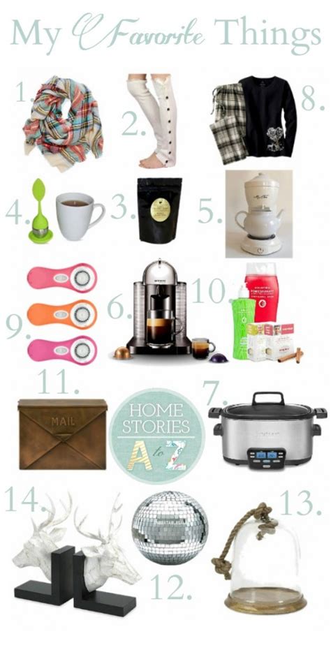 A Few of My Favorite Things-Gift Ideas - Home Stories A to Z