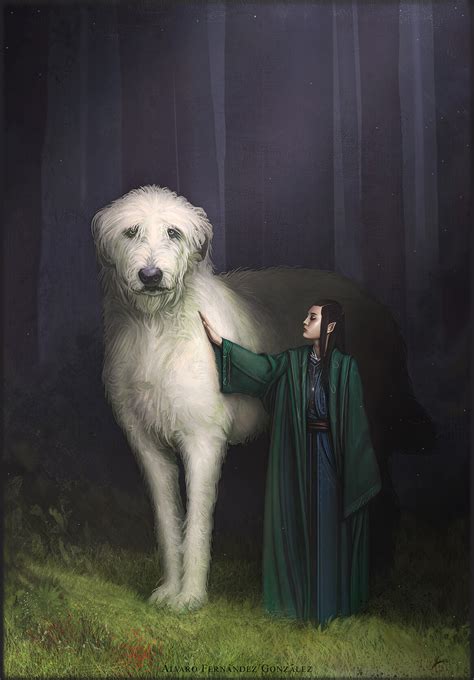 ArtStation - Huan and Lúthien