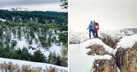 Lebanon's First Snow Of The Year In 20+ Breathtaking Pictures