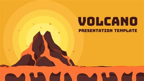 Free Google Slides Volcano PowerPoint Template