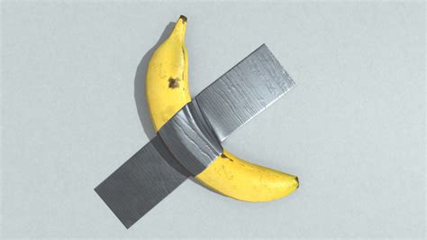 Banana duct taped to the wall - Download Free 3D model by bvchepovyi [9efb18f] - Sketchfab