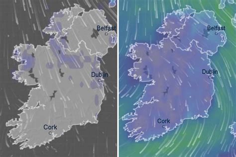 Irish weather forecast - Sunny, dry spells, showers of rain and hail and -3C temperatures before ...