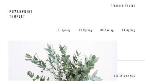 Free Floral Spring PowerPoint Template | Just Free Slide