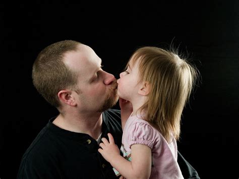 Bailey & Dad - the Kiss | One of my friends brought his daug… | Flickr