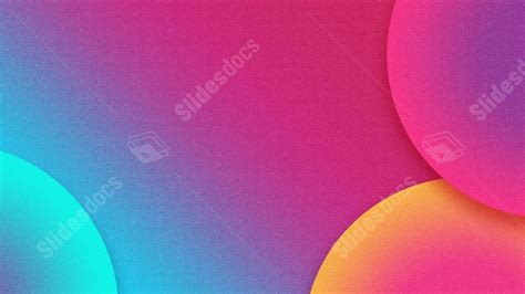 Blue Gradient Red Round Neon Powerpoint Background For Free Download - Slidesdocs