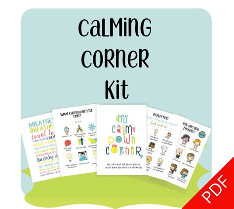 Calm Down Corner Printables Pdf Free