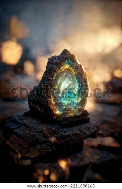 Illustration Beautiful Shining Arkenstone Gem Stock Illustration 2211698163 | Shutterstock