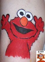 Elmo Face Paint...I can do this! | Face painting designs, Tribal face paints, Clown face paint